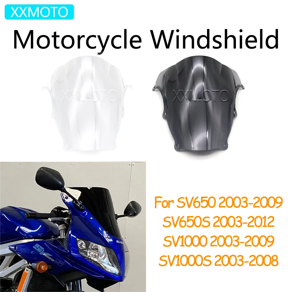 

Для Suzuki SV650 SV650S SV1000 SV1000S SV 650 S 1000 1000S переднее лобовое стекло мотоцикла ветрозащитный протектор дефлектор лобового стекла