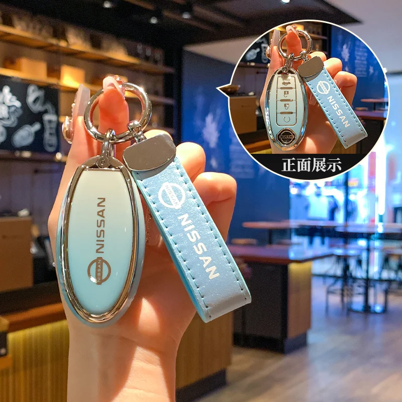 

TPU Car Key Case for NISSAN-Tiida Qashqai X-TRAIL Terra18 370Z MARCH 15 High-end models 3 button NISSAN Car Key Fob Case Cover