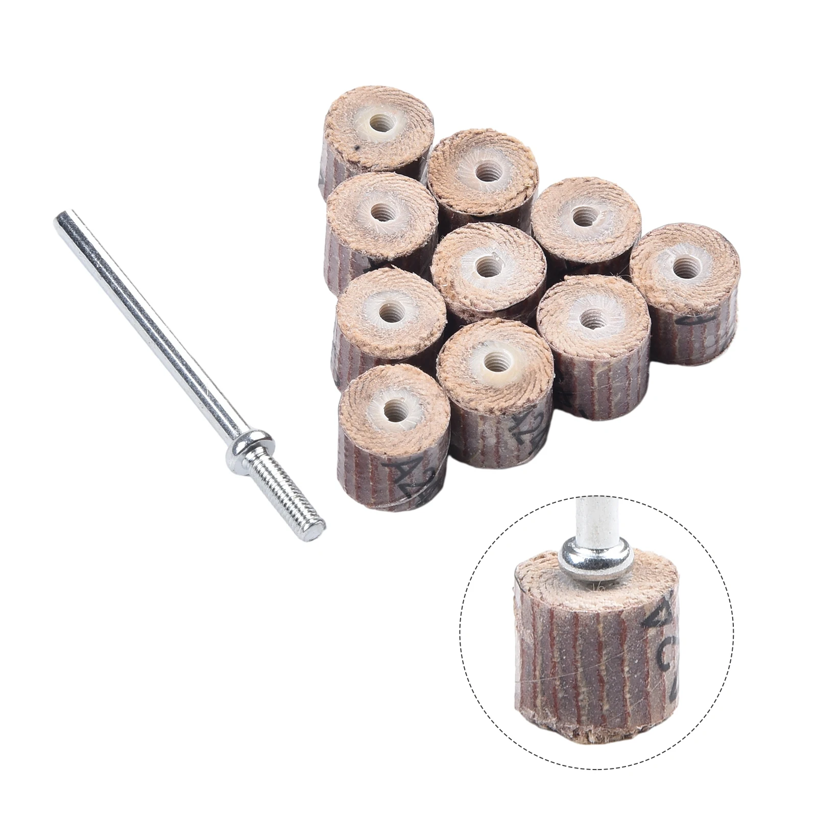 

Reliable and Efficient 10pcs Sanding Flap Disc Flap Wheel Woodworking Grinding Polishing Tool for Professionals