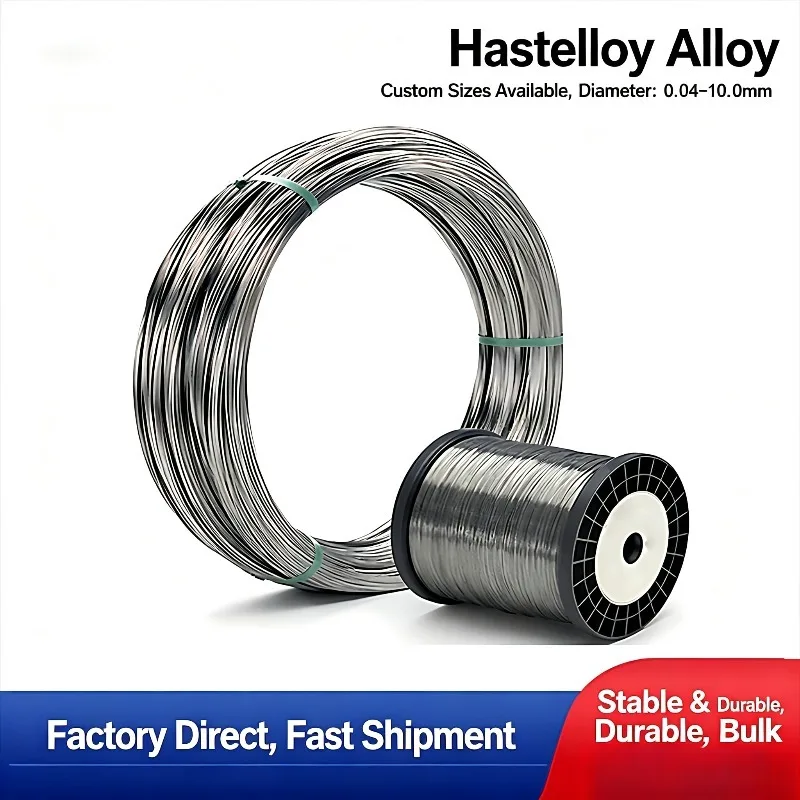 Hastelloy C276 C4 B3 C22 C2000 Wire Hastelloy‑25 Spring Wire Hastelloy Alloy Steel Strip