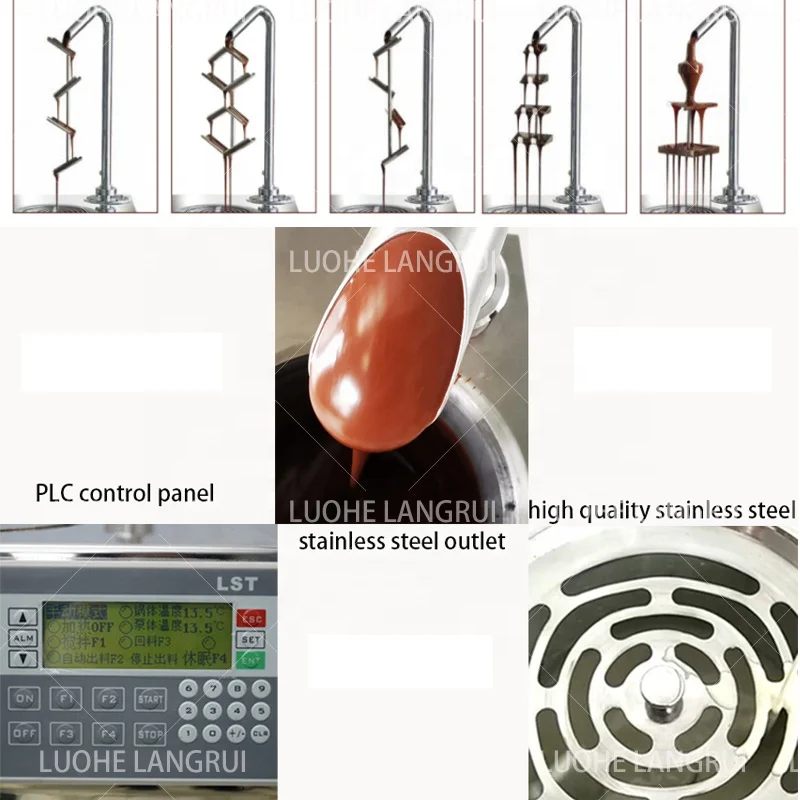 Mesin Dispenser Cokelat Otomatis/Mesin Temper Cokelat Dispenser Cokelat/Mesin Dispenser Cokelat Panas
