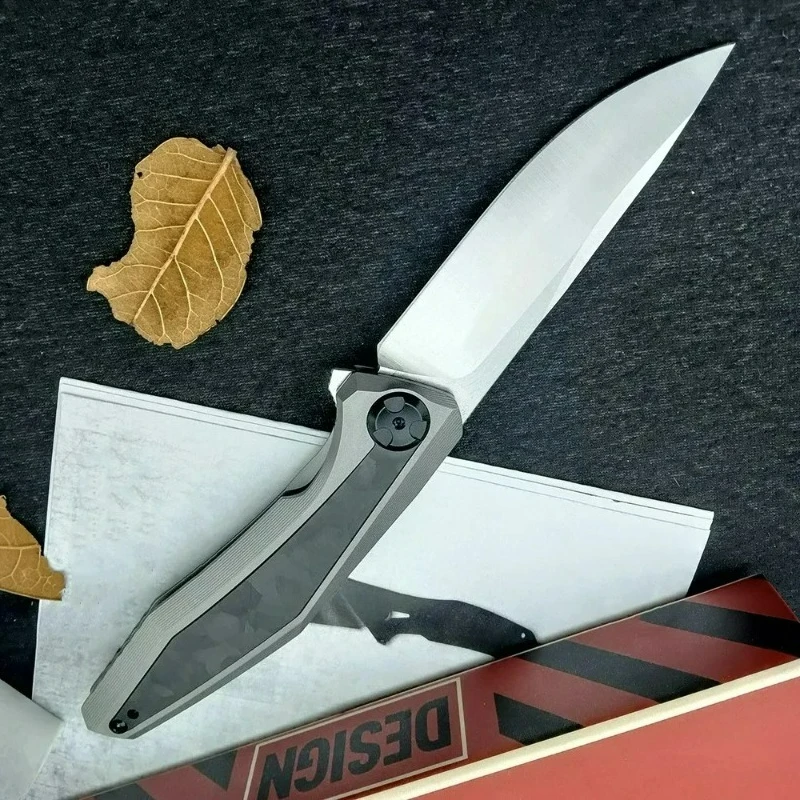 

Новый складной нож ZT0470 с ручкой из титанового сплава D2, лезвие, уличный военный тактический selbstverteidigung Survival EDC Multitool