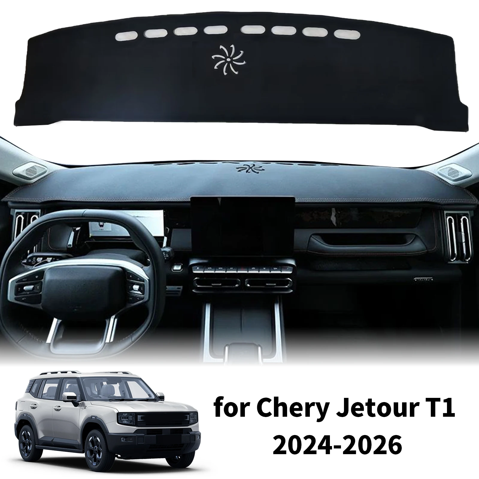 

fit for Chery Jetour T1 2024 2025 2026 Car Dashmat Dashboard Cover Mat Dash Pad Sunshade Protective Carpet Accessories