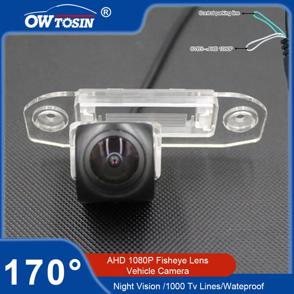 

170° AHD 1080P Fisheye Car Rear View Vehicle Camera For Volvo S40 2004–2012 S60 2009-2017 S80 2006-2016 Reverse Parking Monitor