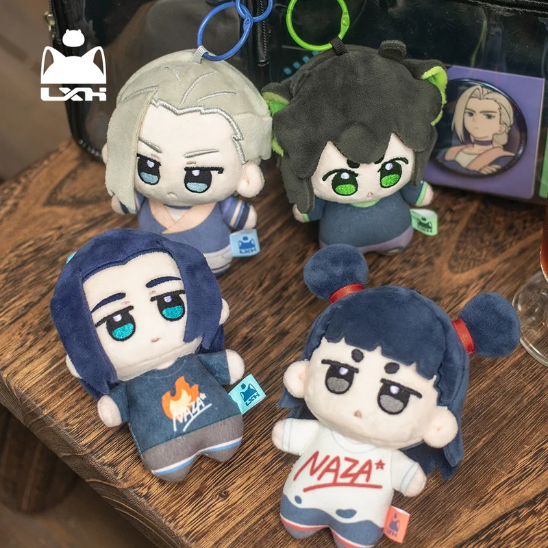 10cm Luo Xiaohei War Chronicles Plush Toys Backpack Accessories 10cm Humanoid Doll Cute Cartoon Creative Design Fan Gift Toy
