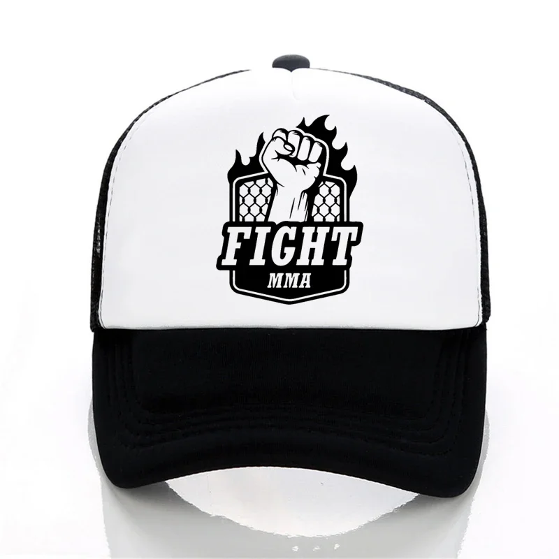 

Fight MMA Baseball Cap men fist Head Fighting Comprehensive Training Cap Summer Mesh Breathable Muscle Fitness Men Hat