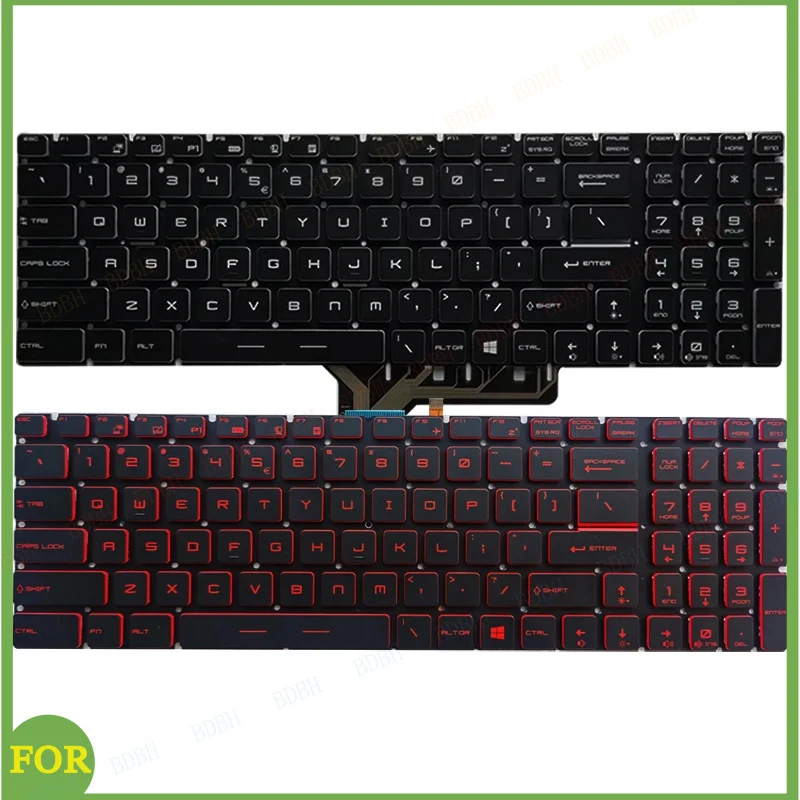 New US Keyboard For MSI MS-16J1 MS-16J2 MS-16J3 MS-16J9 MS-179B MS-17C1 English