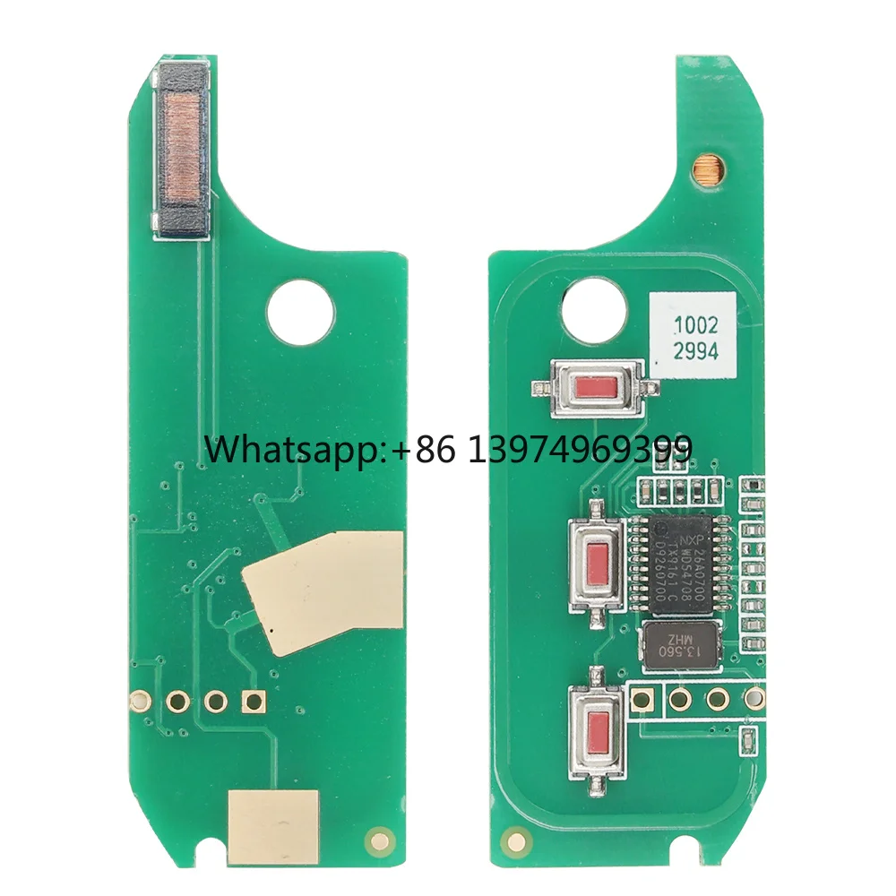 Remote Flip Car Key for 2010-2016 Al-fa Ro-meo Giulietta 3BT 433MHZ MARELLI SYSTEM 7946 CHIP Floding Blank Car Keys Fob