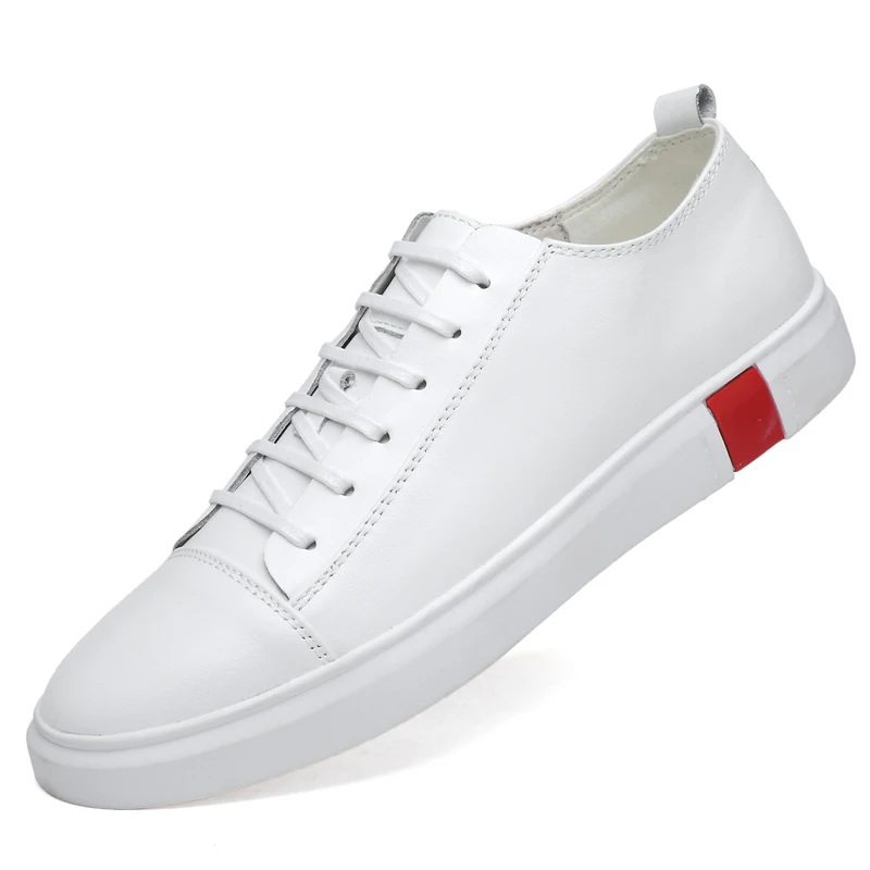 Soft Sole Lace Up Oxford Shoes Sneakers Casual Leather Outdoor Shoes Non-Slip Mens Shoes Handmade Leisure Walk Footwear Sneakers