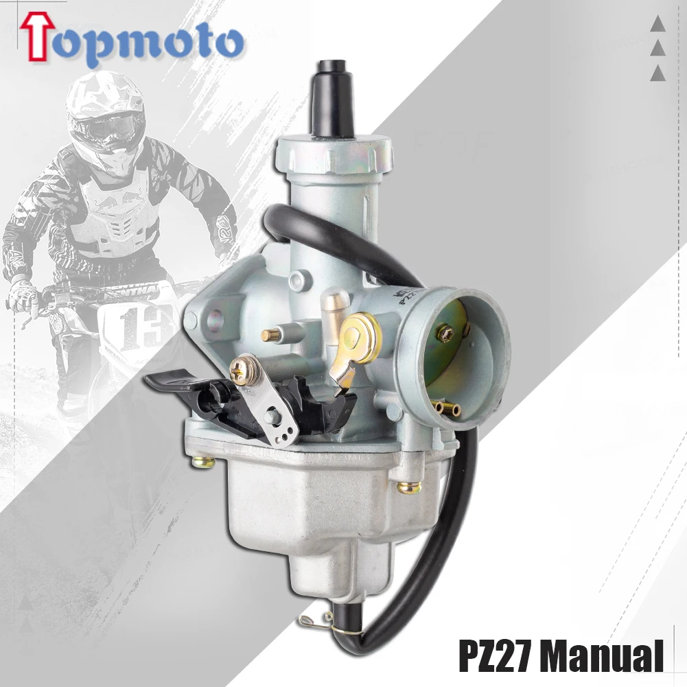 Pz27-オートバイ用キャブレター,クワッド,ゴーカート,cg125,cg150,cg200,tr250,175cc,200cc, 250c,txm155,atc200x,akt150,27mm