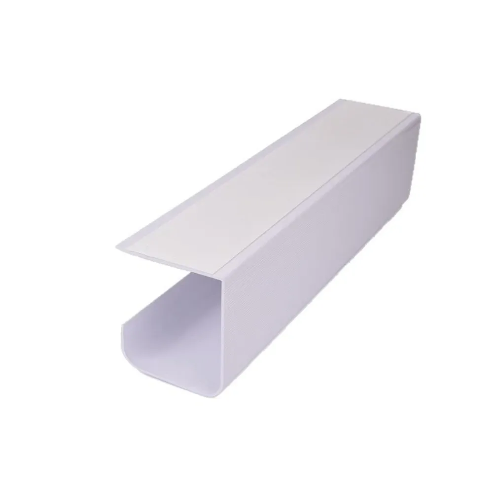 PVC Under Desk Cable Management Tray Large Capacity Adhesive Mount No Punch Cable Organizer Minimalist Design Easy Installation