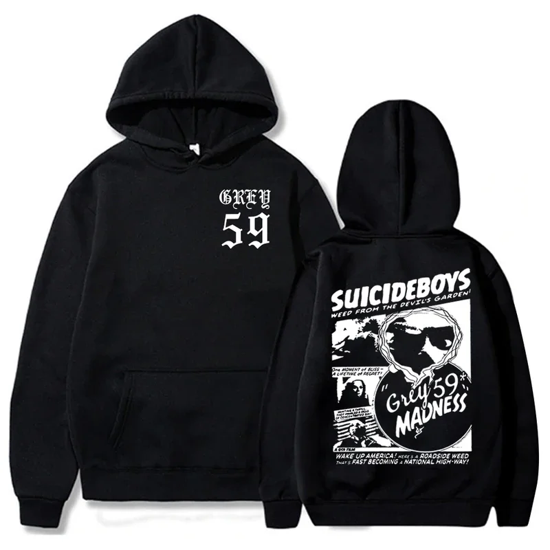 Suicideboys G59 hoodie men women unisex muisc hip hop Y2K style printed streetwear long sleeves loose fleece sweatshirts