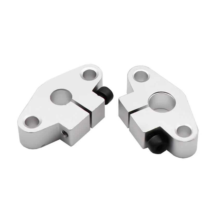 2pcs SHF8 SHF10 SHF12 shf8 shf10 shf12 aluminum linear Rod Rail Shaft Support CNC Router parts 3d printer parts