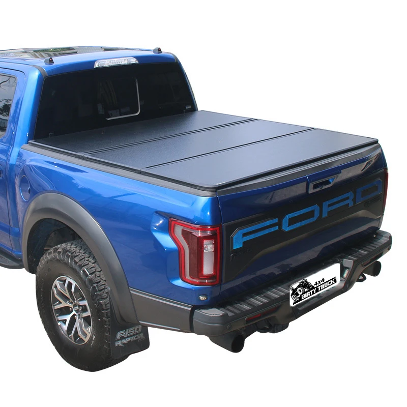 

Dirty Truck 4x4 Cross-Border Raptor F150 Electric Roller Tonneau Cover Hard Three-Fold Rear Trunk For Pickup Truck RANGER Car