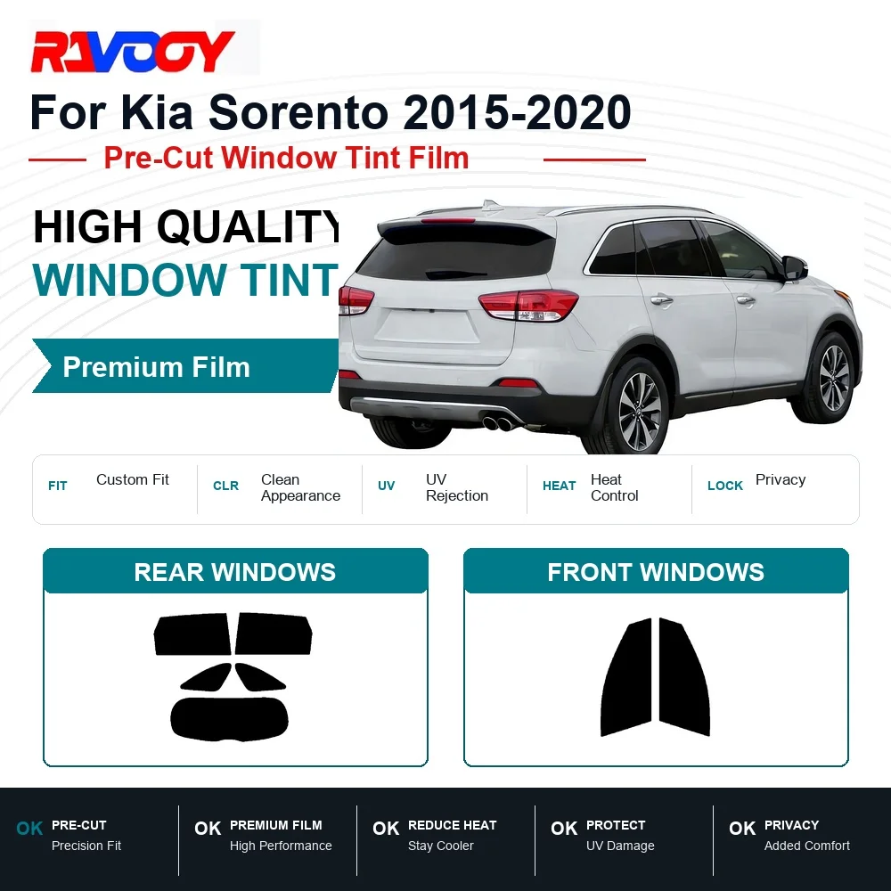 premium-pre-cut-window-tint-for-kia-sorento-2015-2020-front-rear-windows-uv-heat-rejection-privacy-film