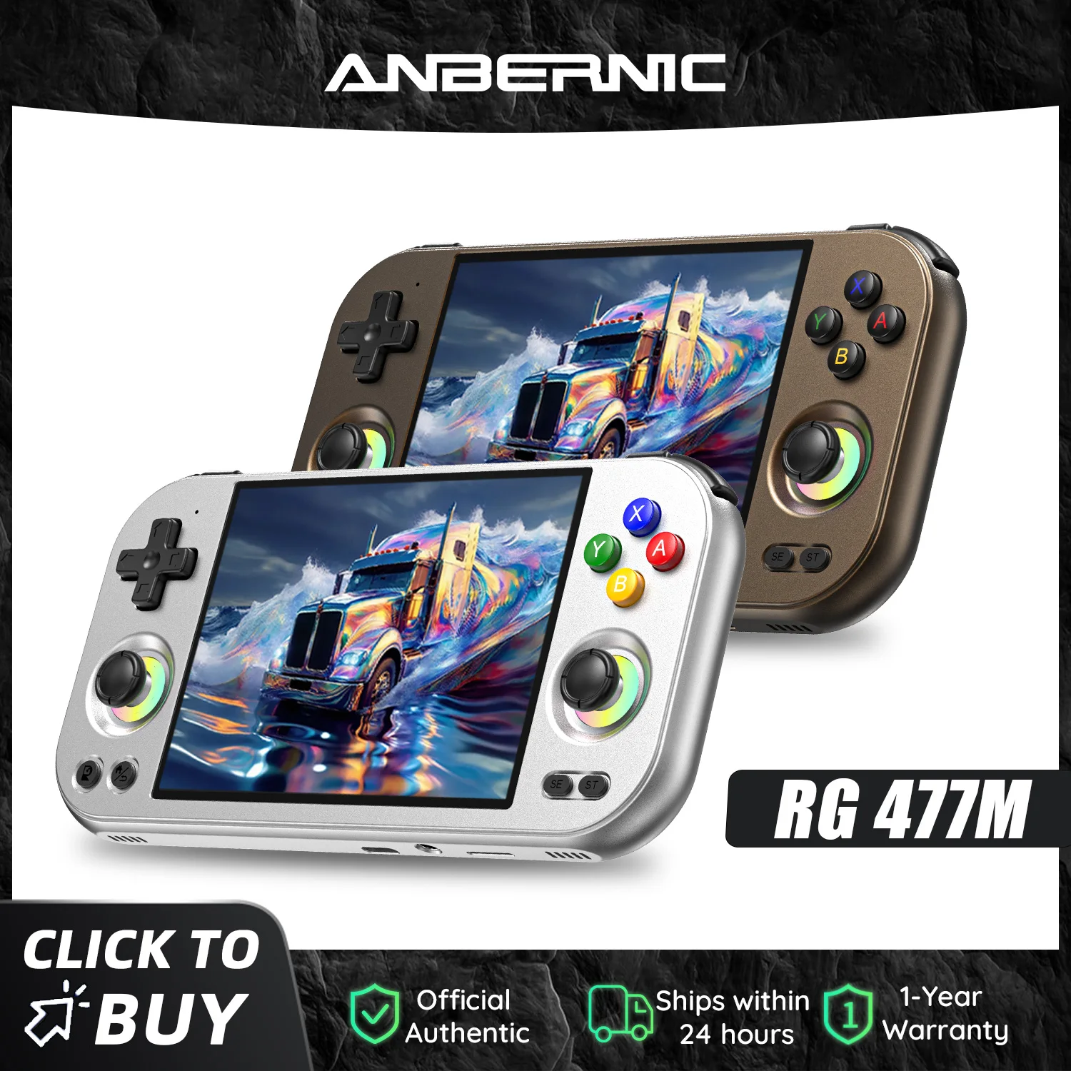 Anbernic RG 477M Retro Game Console Android 14 Dimensity 8300 Game