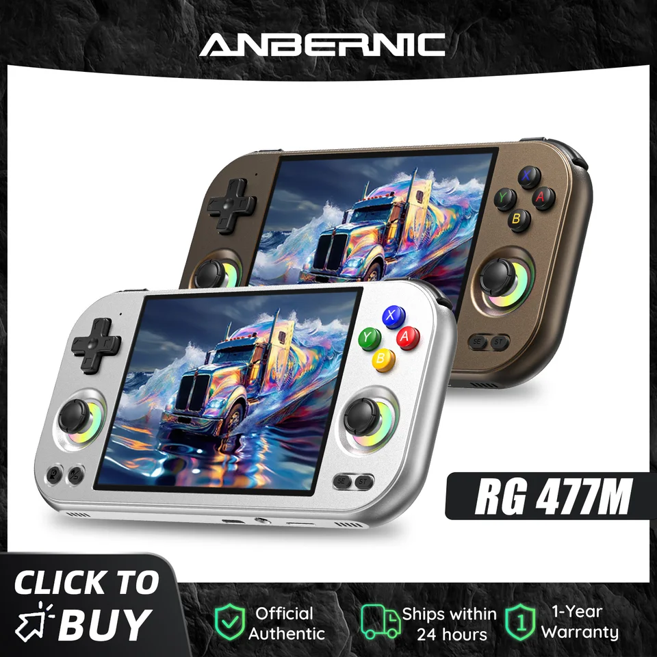 ANBERNIC RG477M Android 14 Retro Game Console 5300mAh