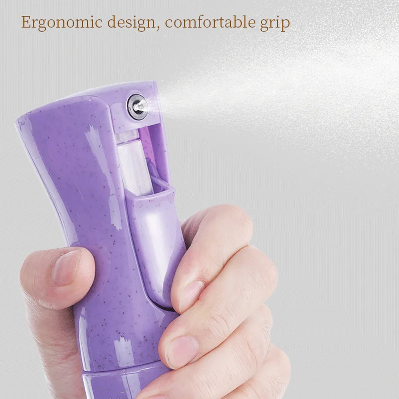 1 stücke Weizen Stroh 200 ml Wasser Spray Flaschen Barber Shampoo Nebel Spray Scan Gartenarbeit Nachfüllbare Flasche Salon Haar Styling werkzeuge