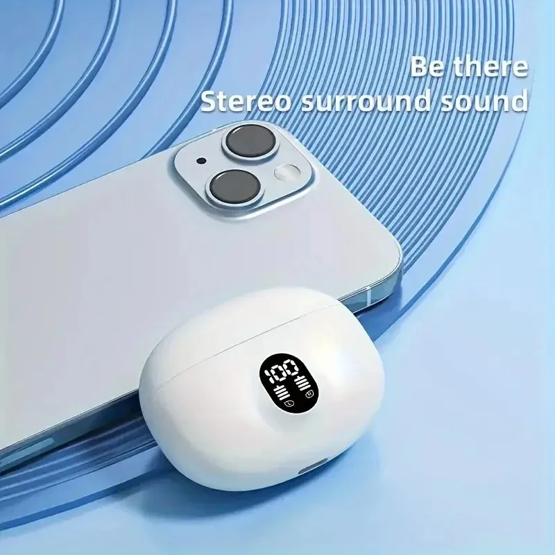Wireless Headsets Bluetooth Earphone Wireless Earbuds LED Power Display Sport Headphone with Mic for Smart Phone image 5