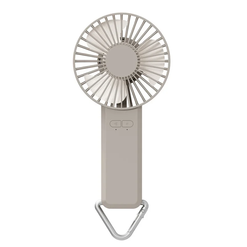 Ventilatore kaki alimentato da ABUS-USB per la repellenza delle zanzare, ideale per attività all'aperto e uso in desktop: portatile e montato in vita