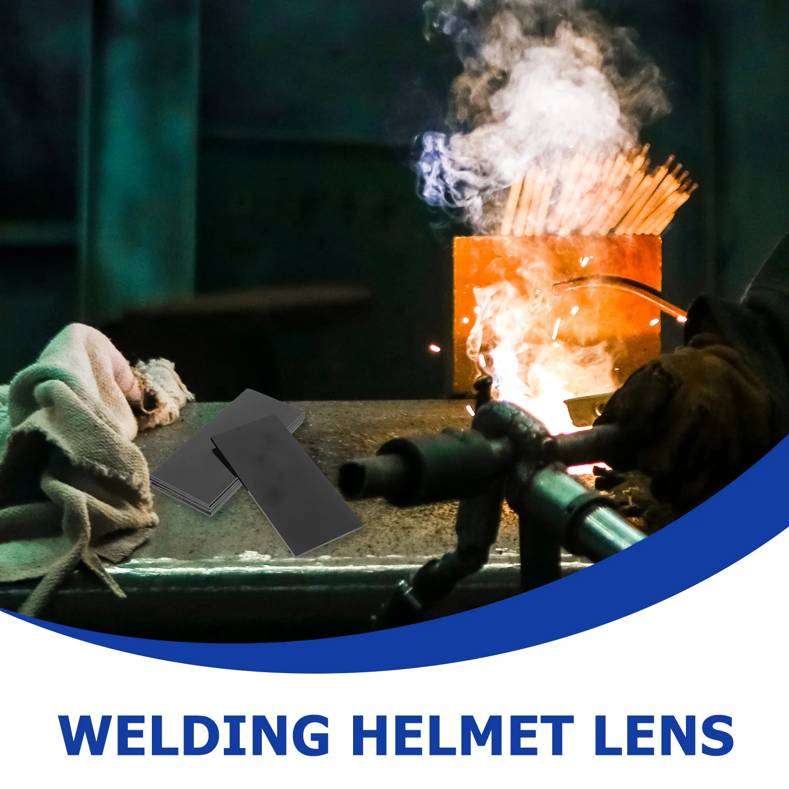 

20Pcs Welding Lens Protective Glass Lens Replacement for Welding Hood High Definition Shield Welder Parts