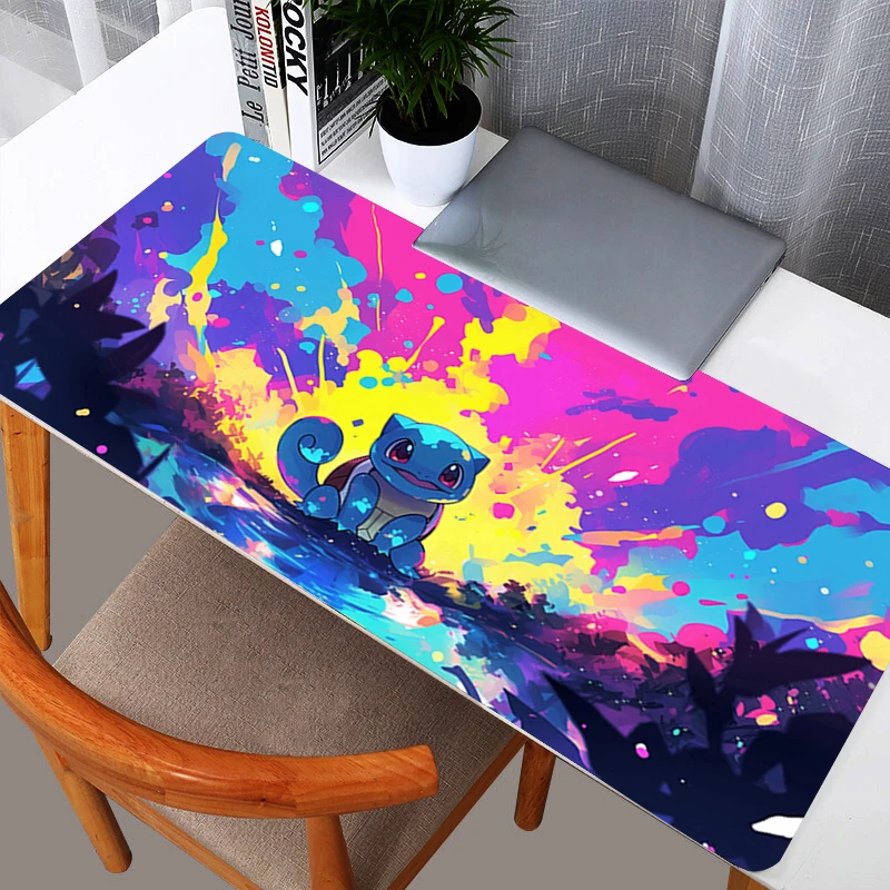 Mouse Pads Pokemon Pikachu Anime Durable Gamer Desk Mat PC Computer Sexy Anime Mousepad Keyboard Gaming Accessories Mausepad