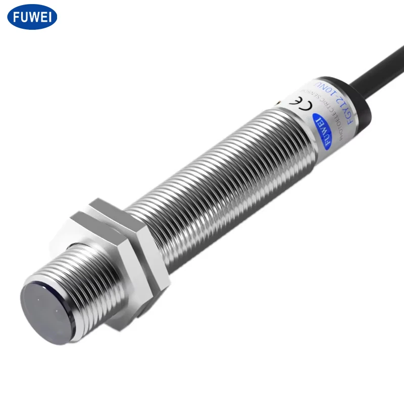 

FUWEI FGY12-10NAU Cylindrical Photoelectric Sensor M12 Diffuse Reflection Infrared Sensor Probe Remote Detection