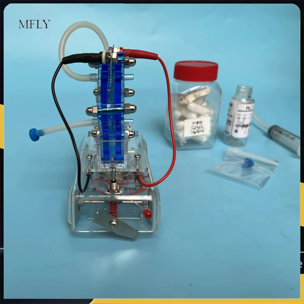 Instrumentos de ensino de alta tecnologia, célula de combustível de hidrogênio, carro elétrico, geração de energia de hidrogênio e oxigênio, modelo de veículo de energia limpa