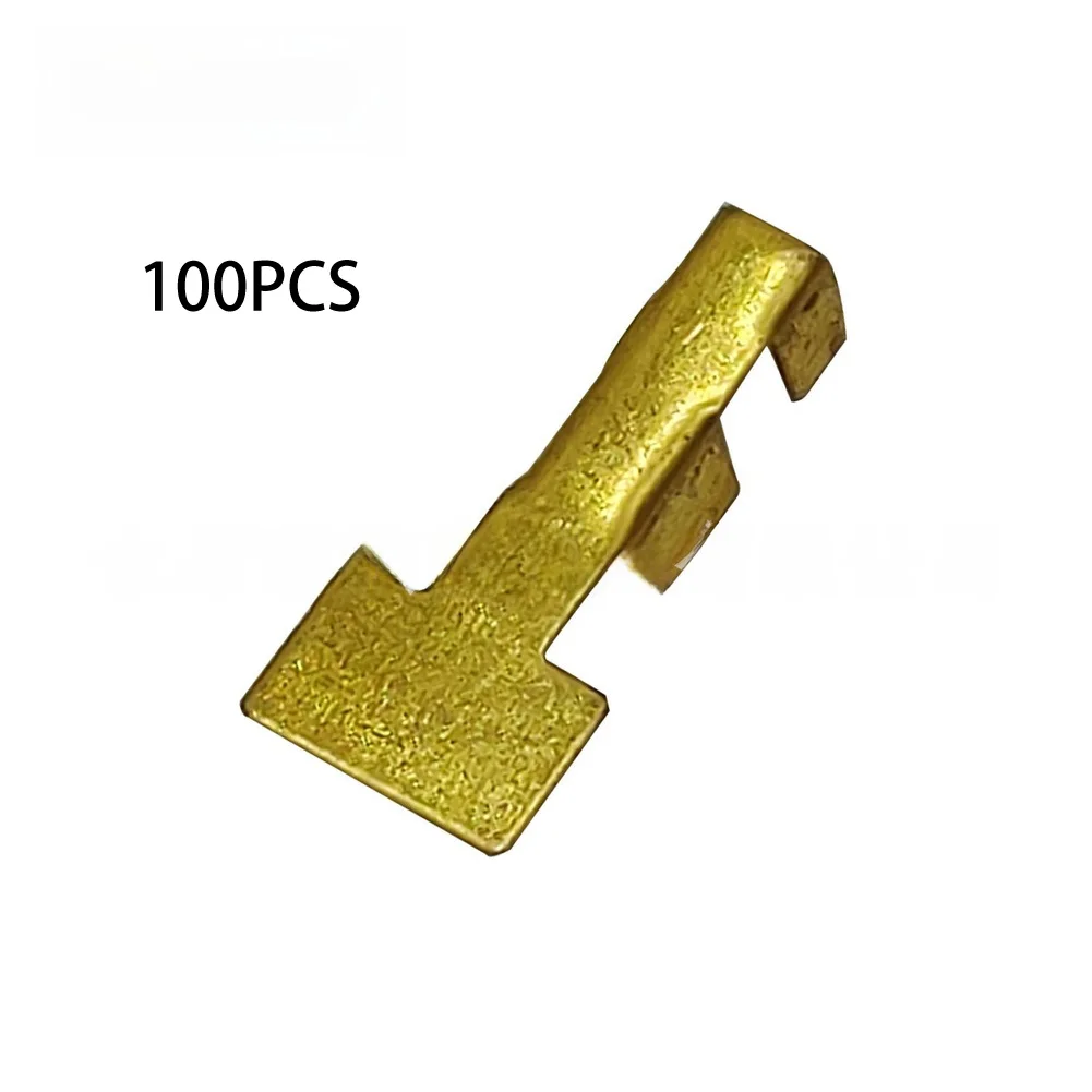 100 Copper Wire Terminal Connectors for Electric Tools Wiring with 3mm and 6mm Stator Sizes for Electrical and Appliance Use