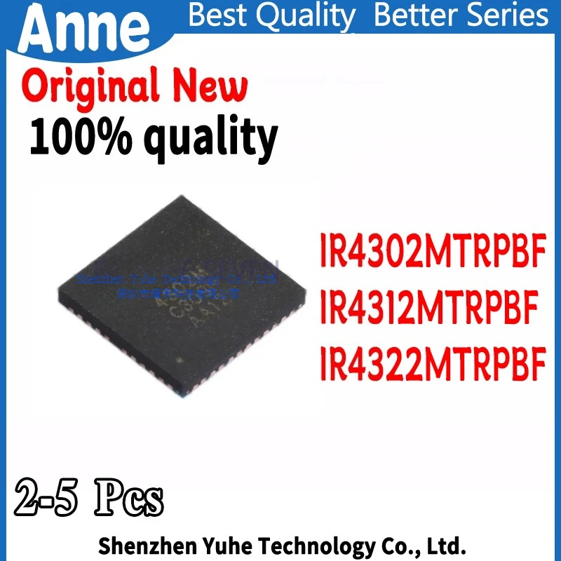 (2-5piece)100% New IR4302MTRPBF IR4312MTRPBF IR4322MTRPBF IR4302M IR4312M IR4322M 4302M 4312M 4322M QFN-44