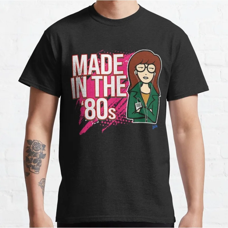 

Made in the 80s Retro Sick sad world tv shows Gift t shirt 90s Nostalgia cartoon Graphic Clothes Large size Tops 100% cotton tee
