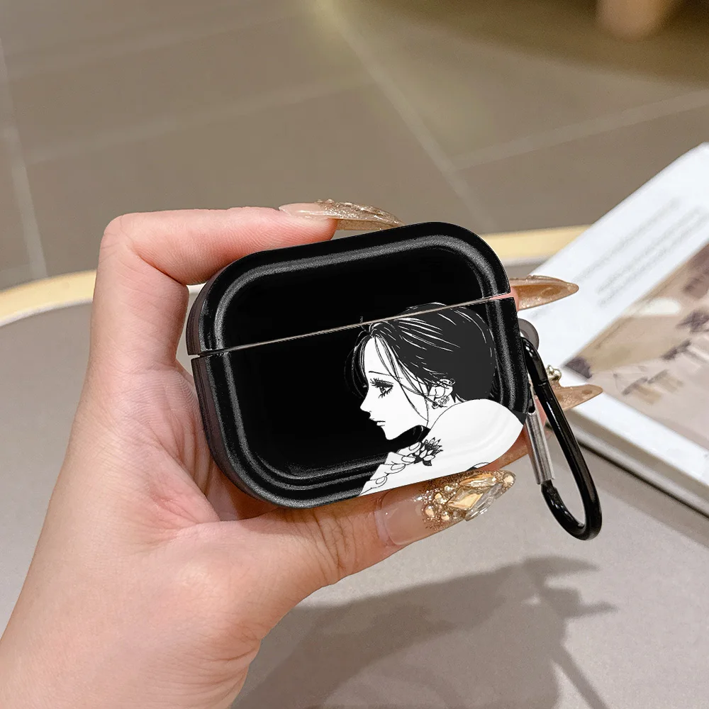 Anime N-NANA Translucent Silicone Case for Airpods 4 3 Pro 2 1