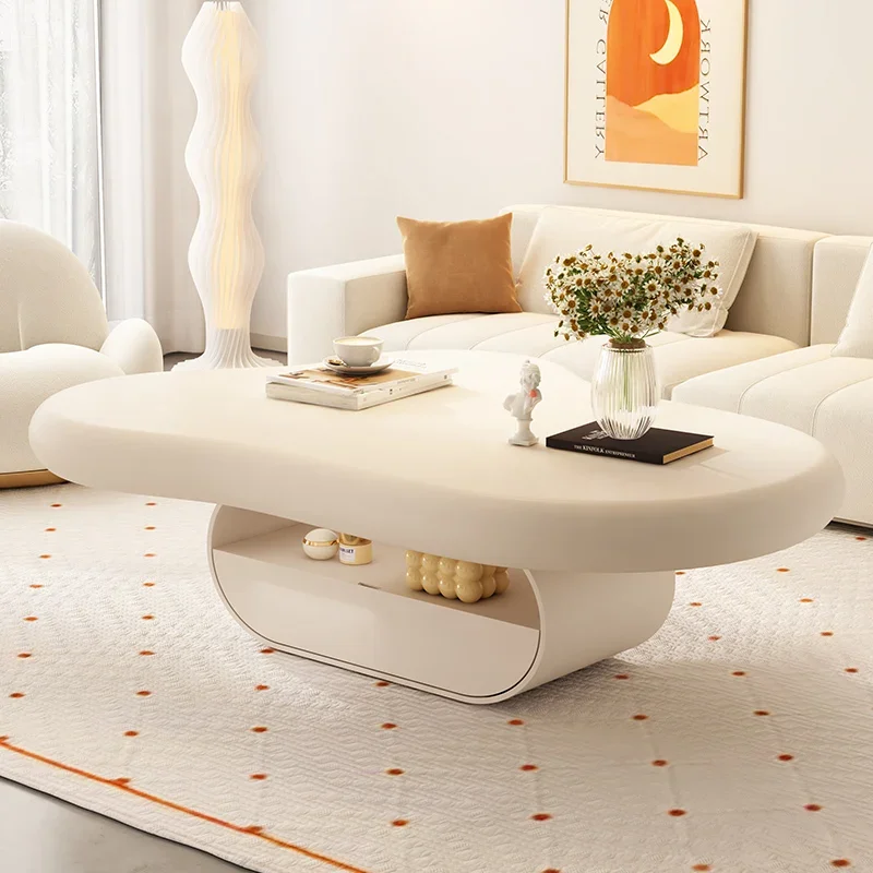 Cream wind cloud coffee table living room household small apartment