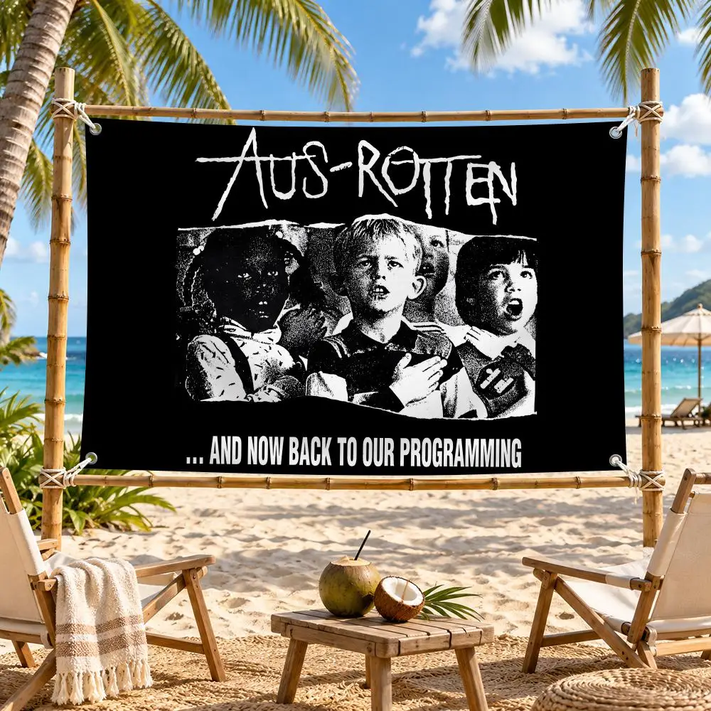 A-Aus-RottenS Flags Tapestry Banner For Bedroom Outdoor Living Room Restaurant Bar Wall Decor Party
