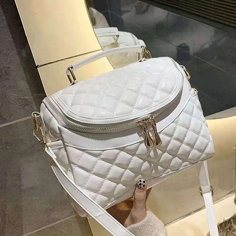 Bolsa tiracolo de grande capacidade feminina, bolsa casual, designer de luxo feminina, moda, 2024