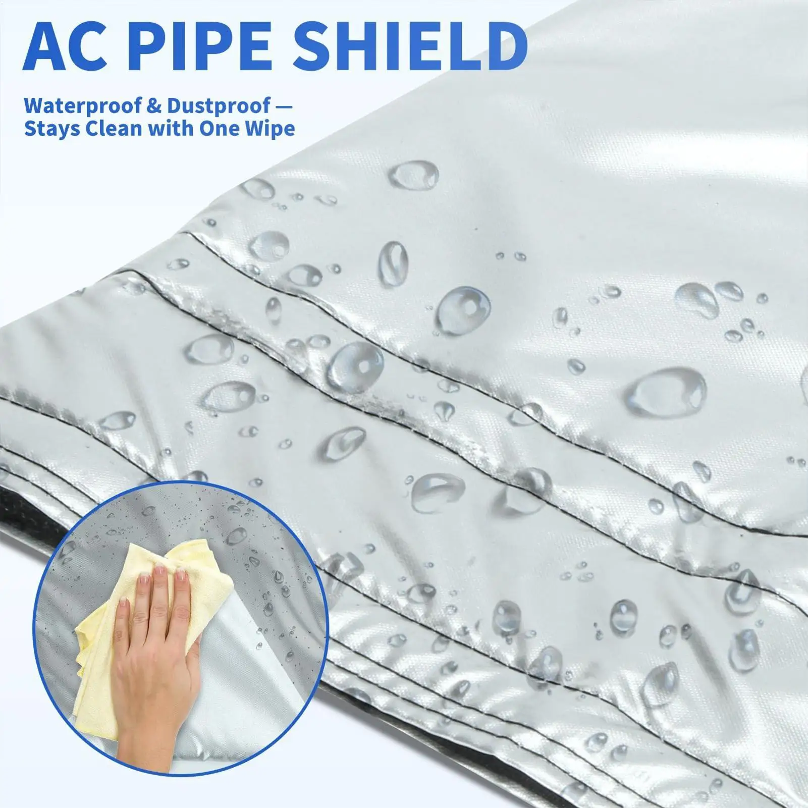 AC Hose Insulation Sleeve Insulated Waterproof Washable Sleeve Air Conditioner Accessories for Winter Outdoor Indoor Casement