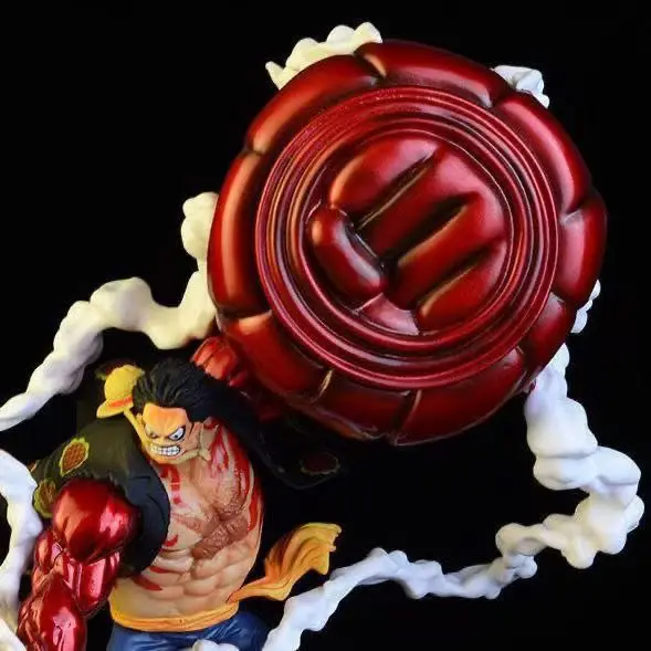 23cm Luffy Gear 4 Ape King Gun Figurine One Piece Anime Action Figure Adult Children Kids Toys Manga Birthday Gift Kids Toys