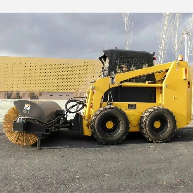 Direct Manufacturer Sells Hydraulic Drive Front Mounted Rotary Snow Sweeper Package For Property Care Companies