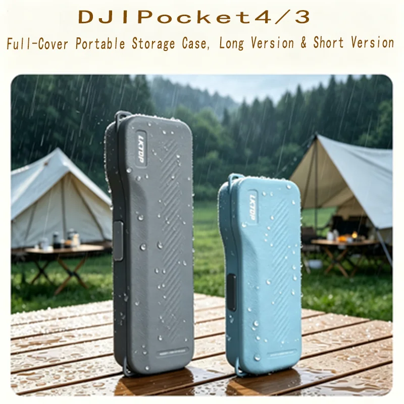 For DJI Pocket 4 / Pocket 3 Full Coverage Portable Storage Case Shockproof Anti-Slip Protective Carry Bag With Snap Buckle Box