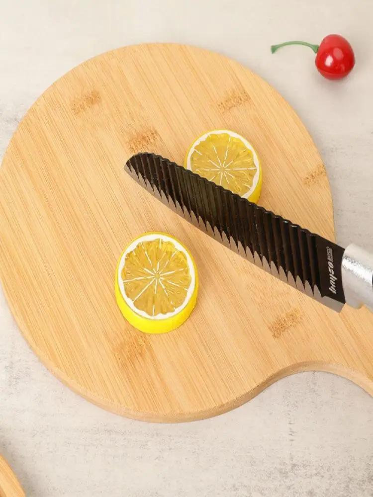 Pagaie à Pizza en bois Durable et sûre en bambou avec poignée, plateau de cuisson de Pizza rond multifonctionnel pour fruits