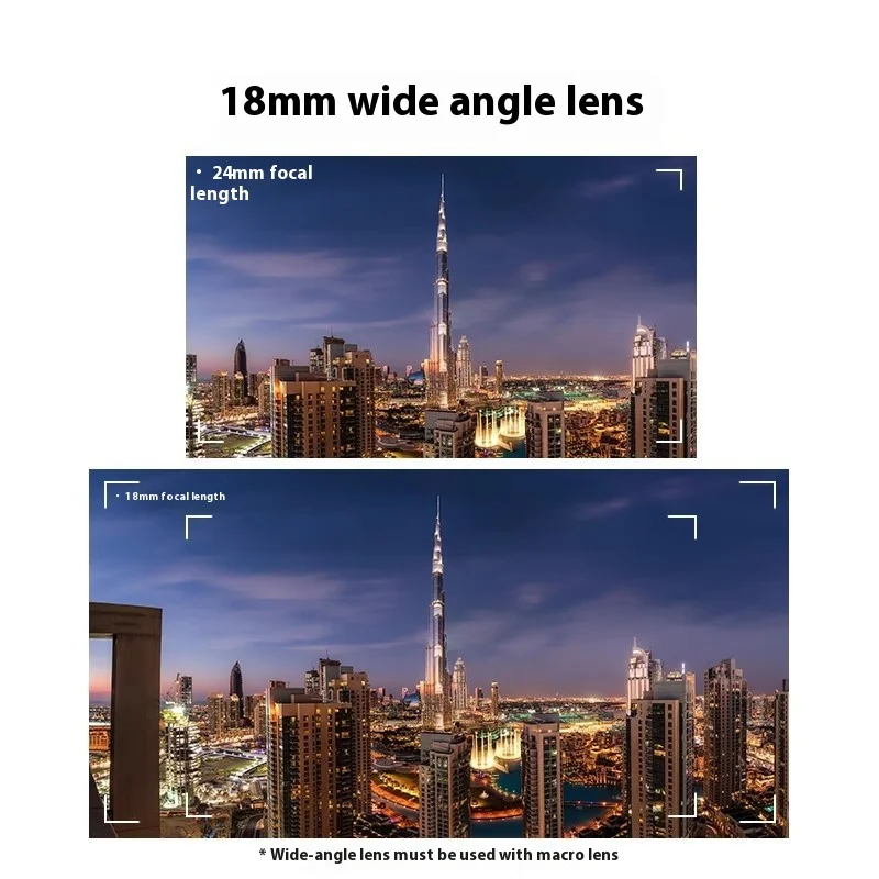 HD Wide&Macro 2 in 1 Conversion Lens For Sony ZV1 Custom 0.75X Additional Mirror 18mm Wide Angle Lens Camera Custom Accessories
