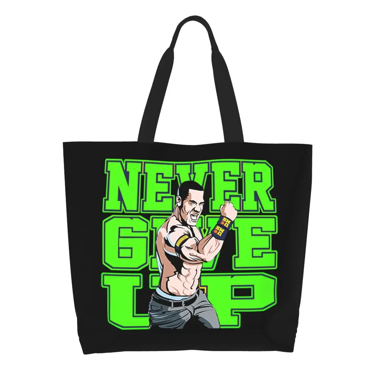 

Funny Print Johns Shopping Tote Bag Durable Canvas Shoulder Shopper Handbag