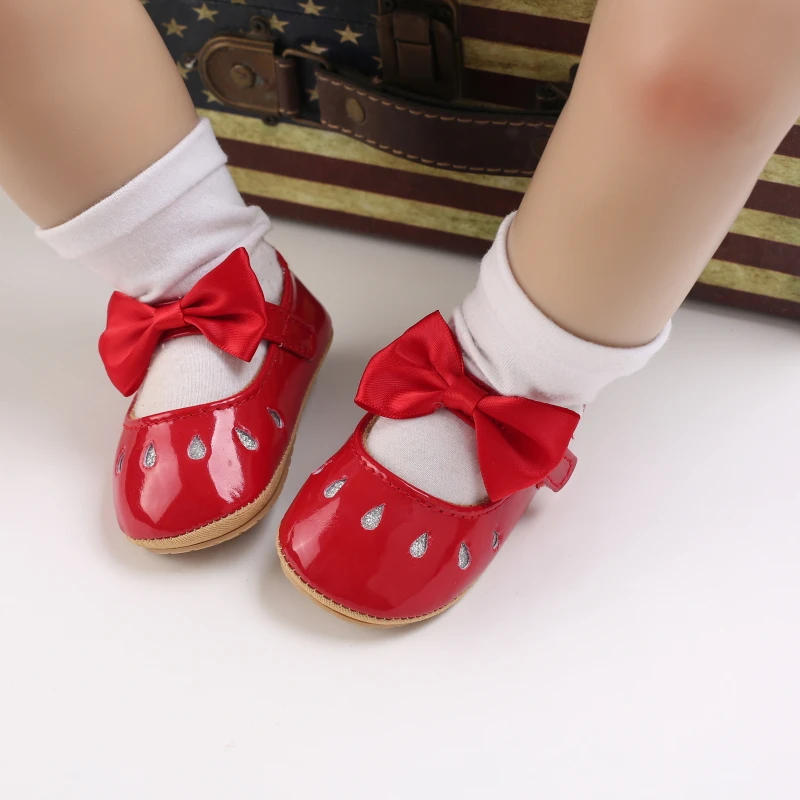 Lauflernschuhe für Babys (0–12 Monate), Prinzessinnenschuhe, PU-Leder, weiche Sohle, niedlich, modisch – Detail 5