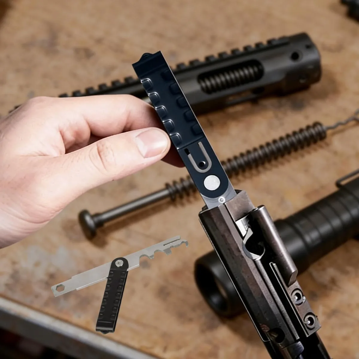 AR15 Scraper Rifle Scraper BCG Carbon Removal Tool 223/5.56 Hunting Gun AR-15 Bolt Cleaning Kits For M16 M4