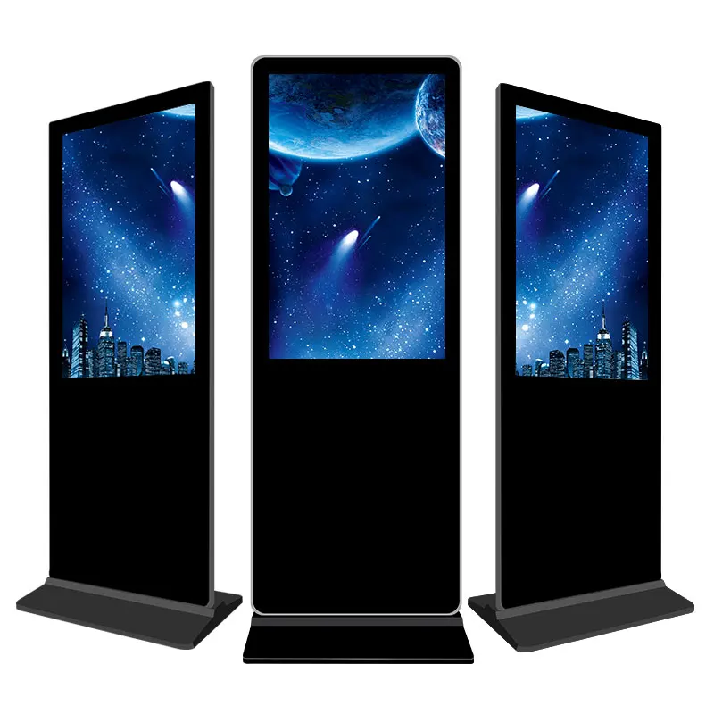 32 43 55 65 75 86 Inch Android Lcd Digital Signage Large Size Interactive Touch Screen Indoor Totem Ad Media Player