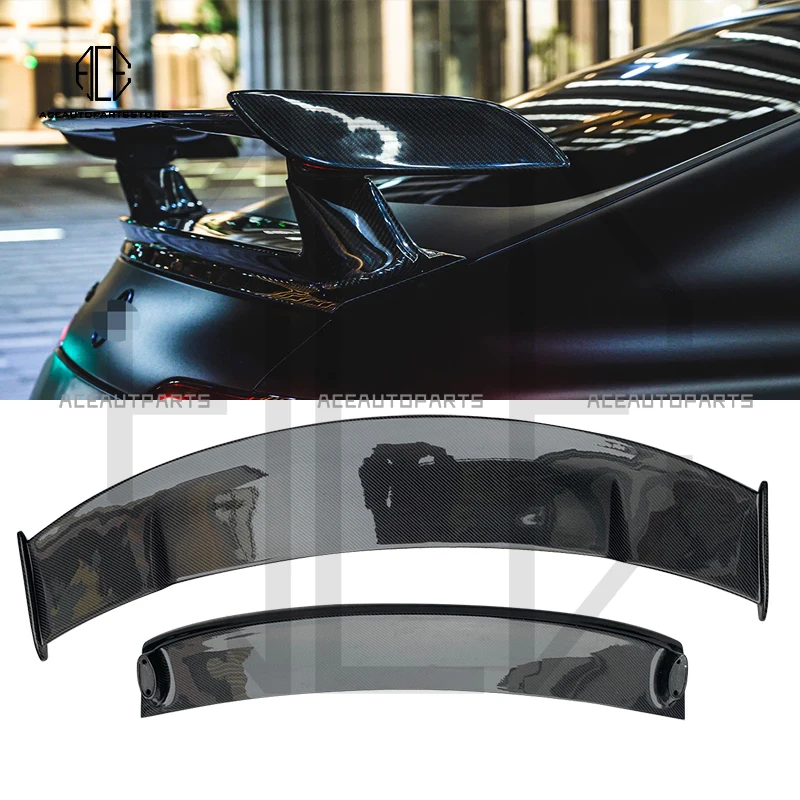 For Mercedes Bens AMG GT50 GT53 GT63 Great Quality GTR Style Carbon Fiber Rear Spoiler Wing