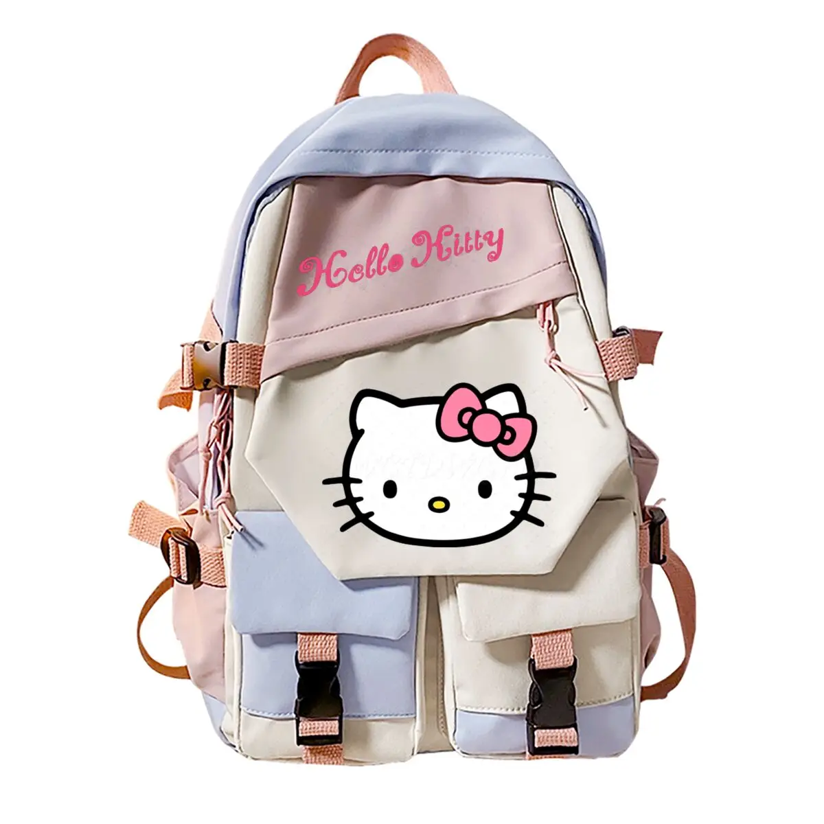 

Daily Fashion Mochilas Hello Kitty School Backpack for Teeneger Children Students Cute Cartoon Bookbags Trendy Travel Ruckpack