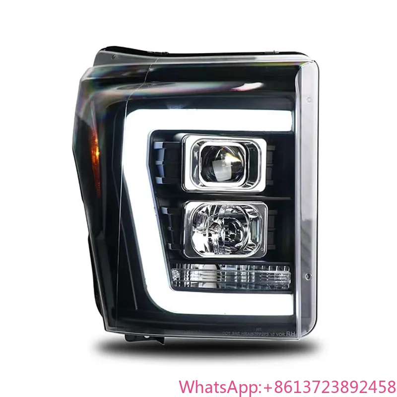 For Ford F250 F350 F450 Smoky Edition Hot Selling Headlight Emitting Diode Headlight Upgrade Lens Projector Headlight