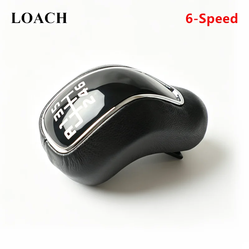 Leather MT 6Speed Gear Shift Knob For Hyundai Creta IX25 For KIA Forte Cerato K3 Ceed 2012 2013 2014 2015 2016 Lever Stick Pen