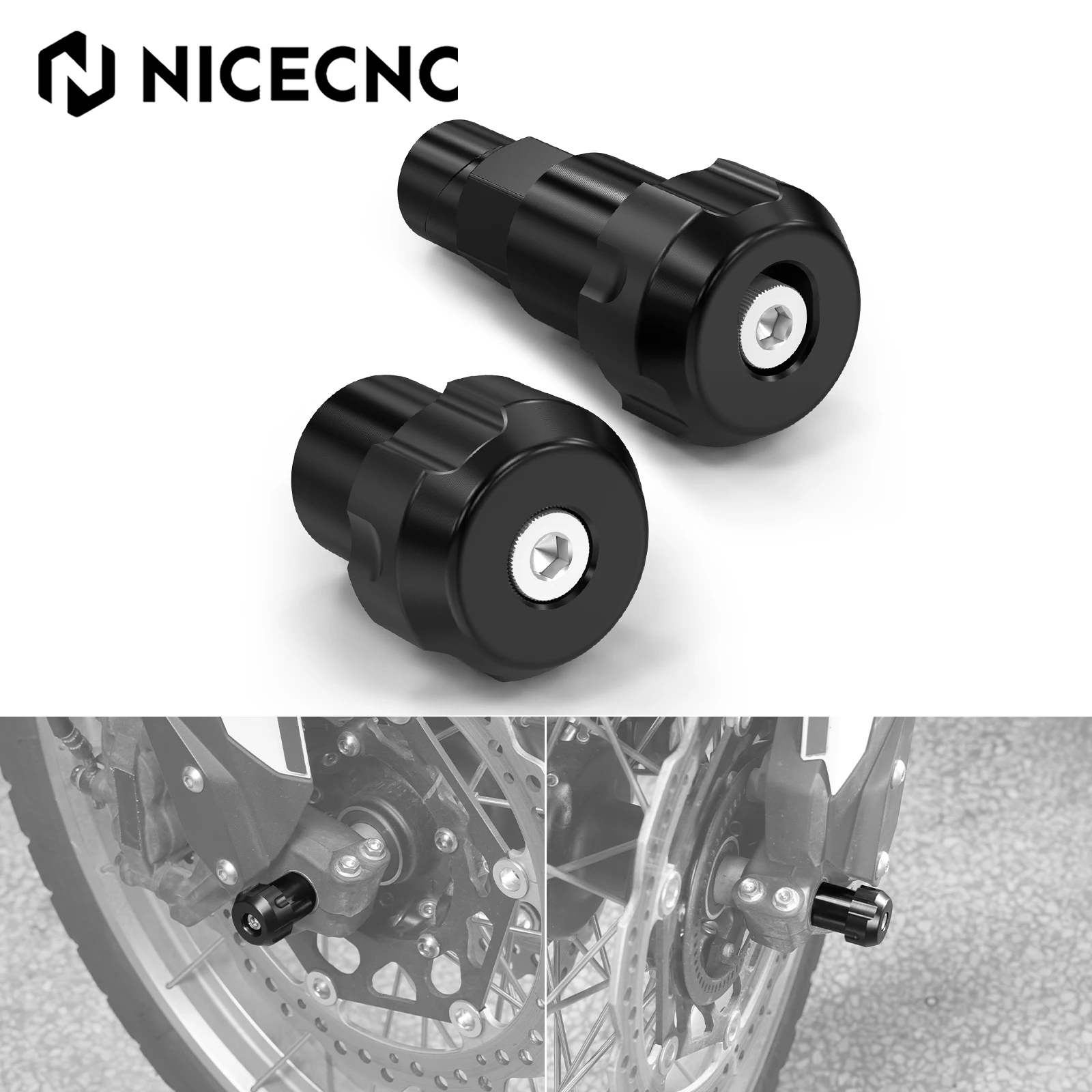 

For 2020-2024 Honda CRF1100L Africa Twin Front Wheel Slider Crash Guard Protector CRF 1100 L CRF 1100L 2020 2021 2022 2023 2024